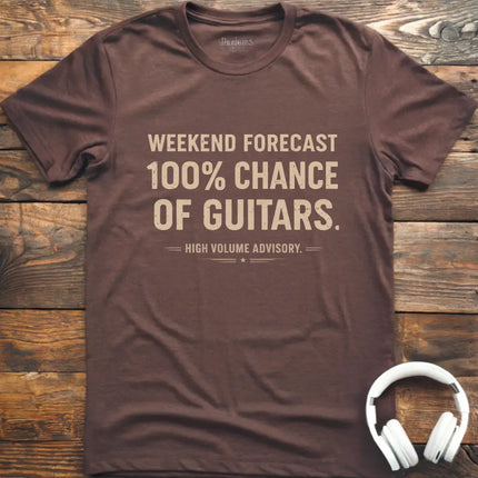 Weather Forecast Guitars T-Shirt