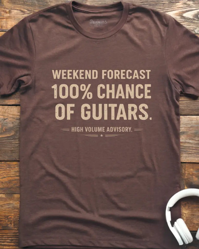 Weather Forecast Guitars T-Shirt
