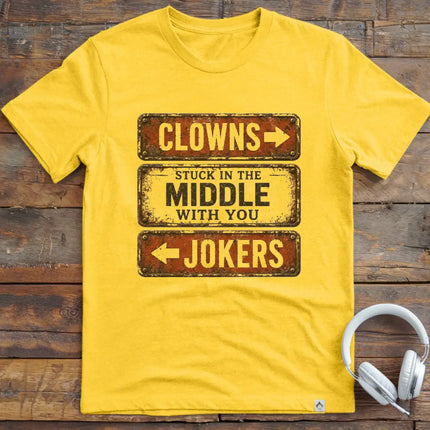 Clown Jokers Middle T-Shirt