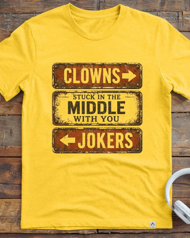 Clown Jokers Middle T-Shirt