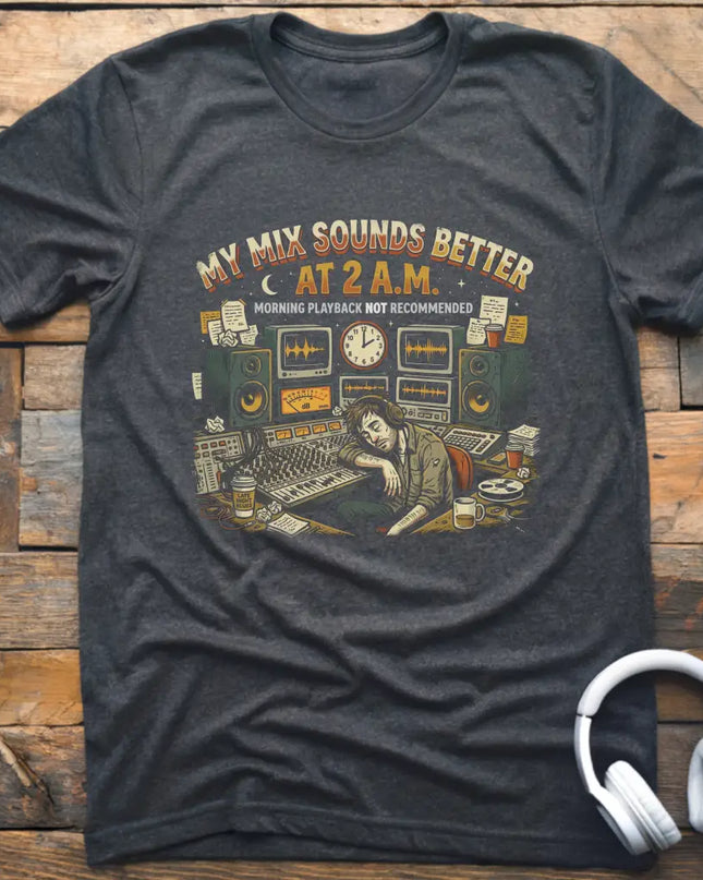 Chordwear mockup: Dark Heather