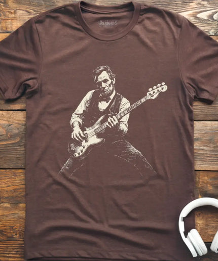Lincoln Bass Guitar T-Shirt