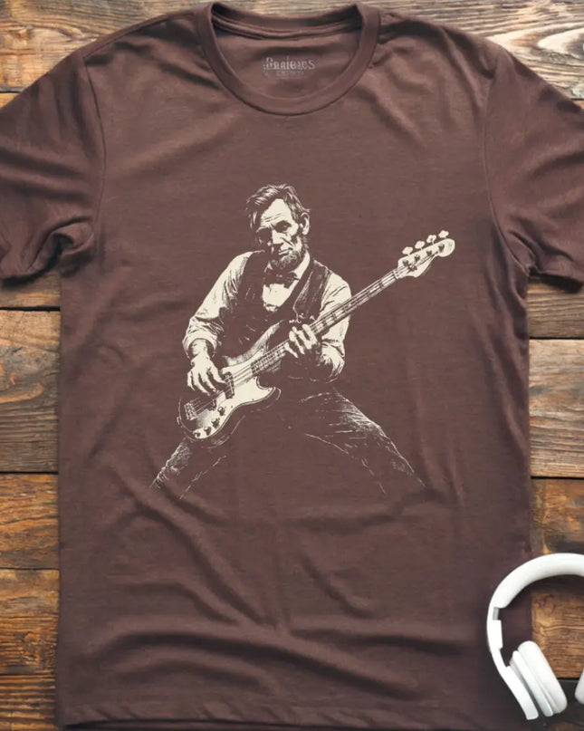 Lincoln Bass Guitar T-Shirt