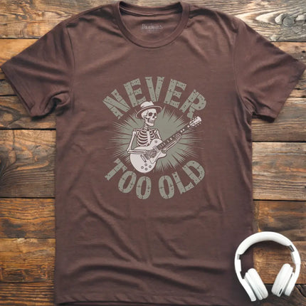 Never Too Old Les Paul T-Shirt