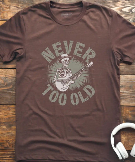 Never Too Old Les Paul T-Shirt