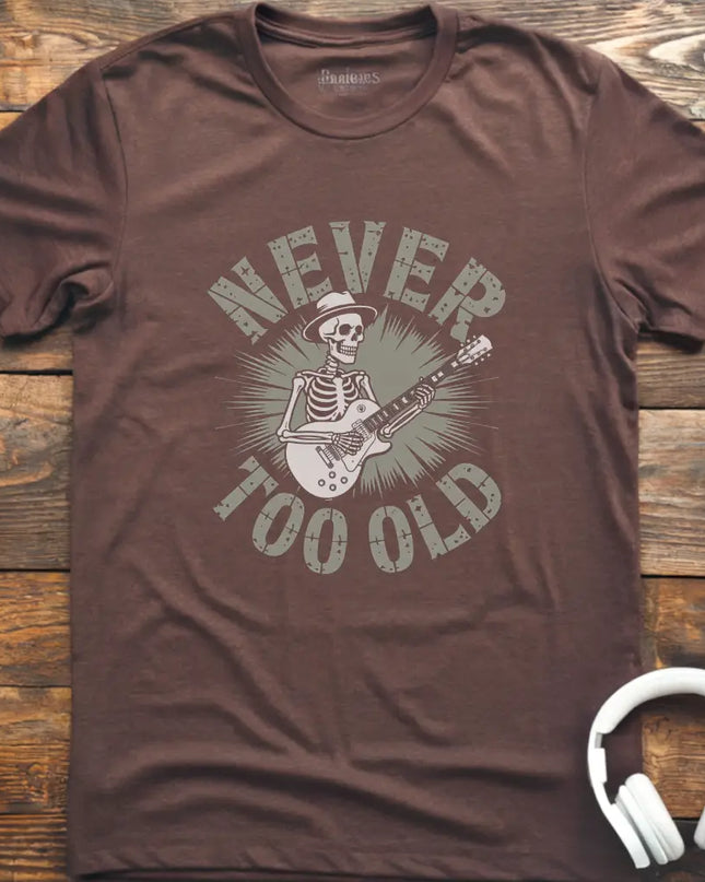 Never Too Old Les Paul T-Shirt