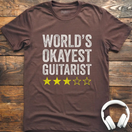 World's Okayest Guitarist T-Shirt
