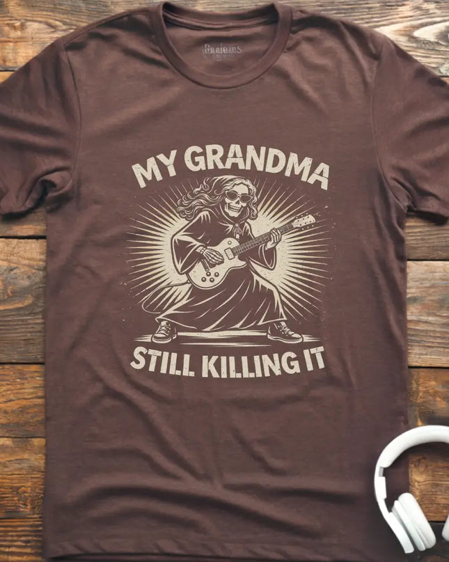 Grandma Still Guitar T-Shirt