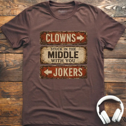 Clown Jokers Middle T-Shirt