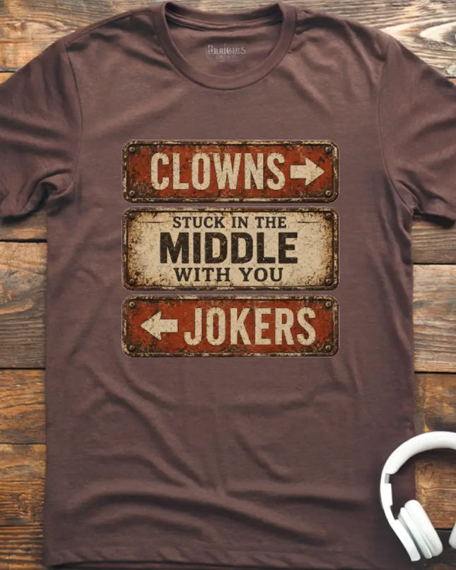 Clown Jokers Middle T-Shirt