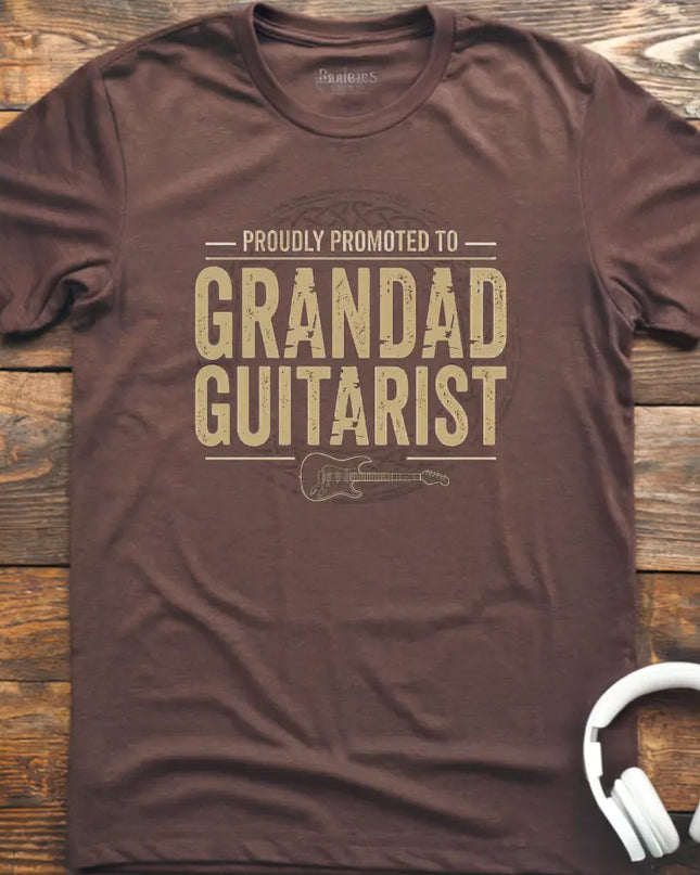 Promoted Grandad Guitarist T-Shirt