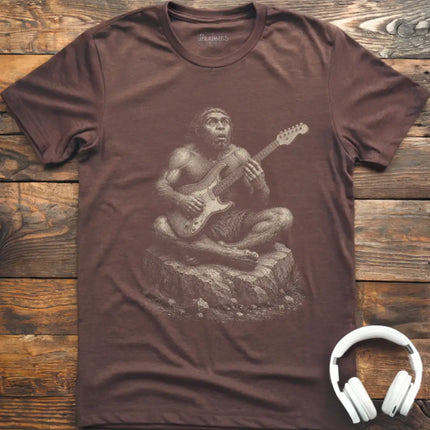 Caveman Guitar T-Shirt