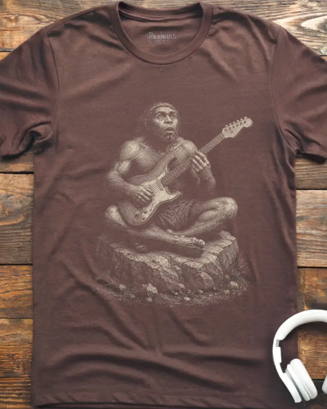 Caveman Guitar T-Shirt