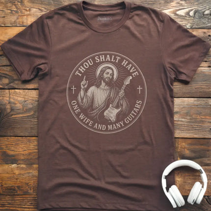 Thou Shalt Many Guitars Wife T-Shirt