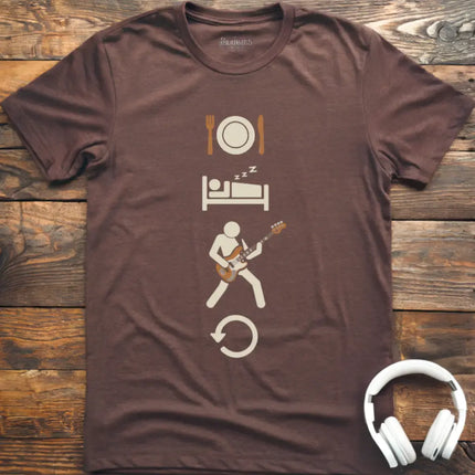 Eat Sleep Bass Repeat T-Shirt