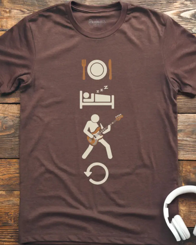 Eat Sleep Bass Repeat T-Shirt