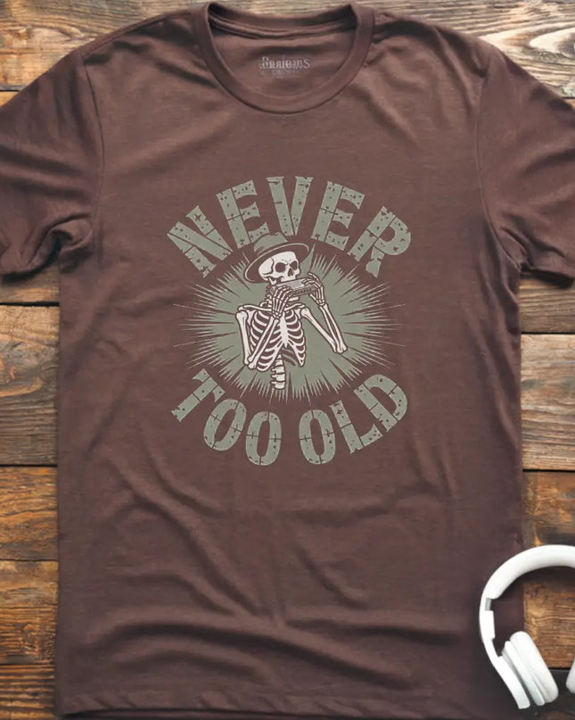 Never Too Old Harmonica T-Shirt