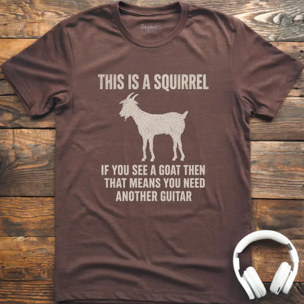 Squirrel Guitar T-Shirt
