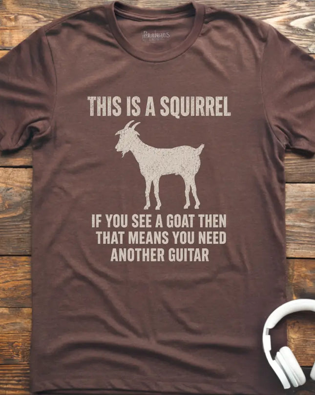 Squirrel Guitar T-Shirt