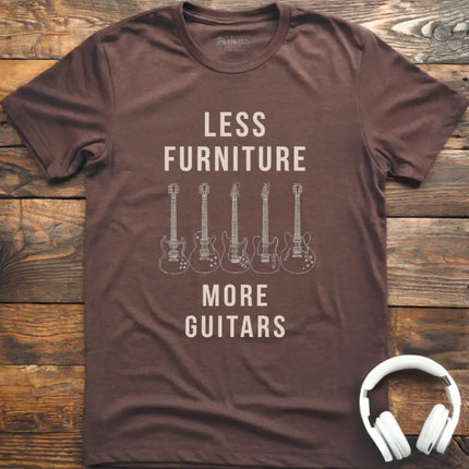 Less Furniture Guitars T-Shirt