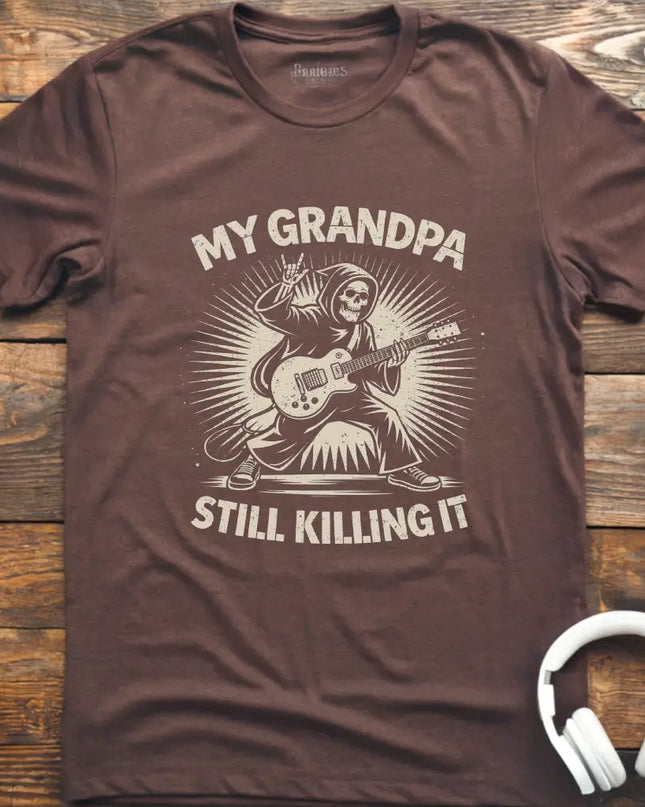 Grandpa Still Guitar T-Shirt
