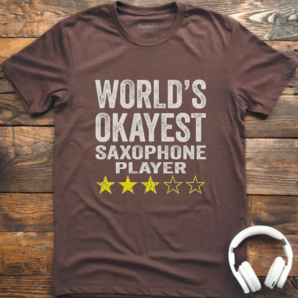 World's Okayest Sax T-Shirt