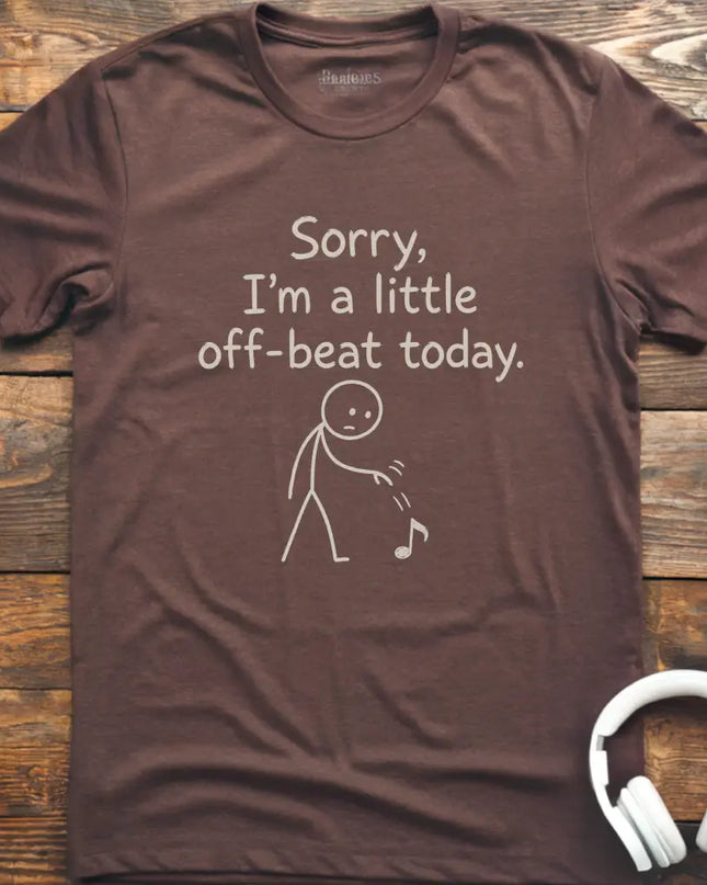 Sorry Off Beat Note T-Shirt