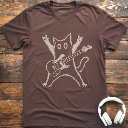Rock Cat Guitar T-Shirt