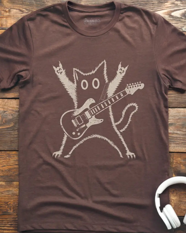 Rock Cat Guitar T-Shirt