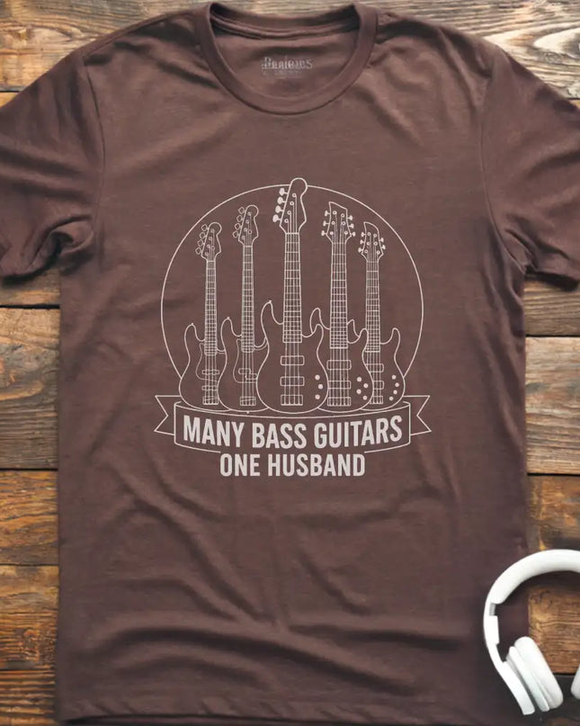 Many Bass Husband T-Shirt