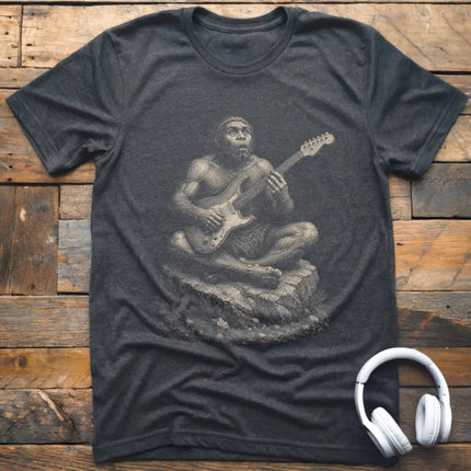 Caveman Guitar T-Shirt