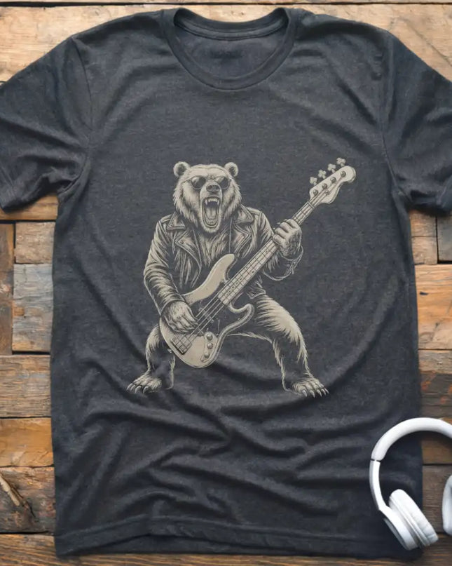 Bear Bass Guitar T-Shirt
