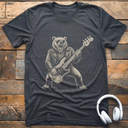 Bear Bass Guitar T-Shirt