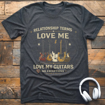 Relationship Terms Guitar T-Shirt
