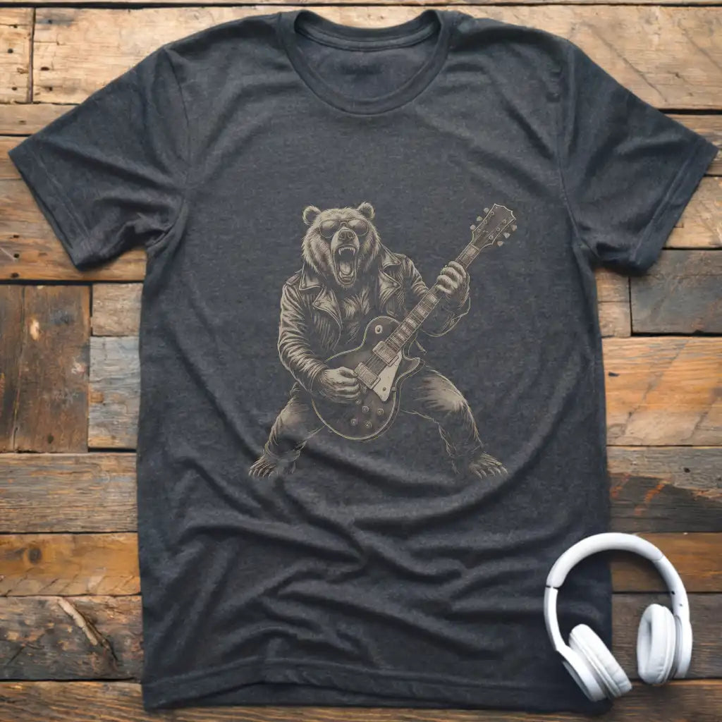 Bear Electric Guitar T-Shirt