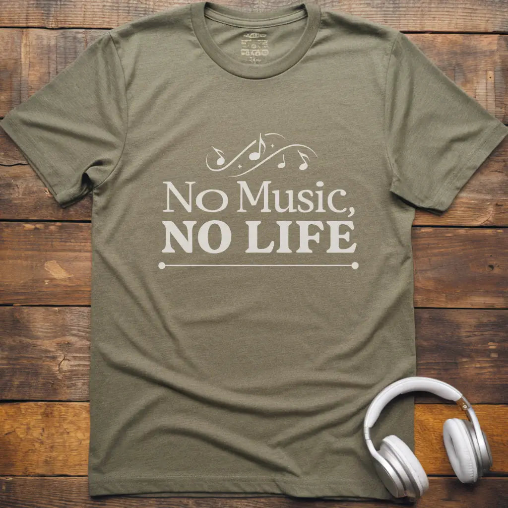 No Music T-Shirt