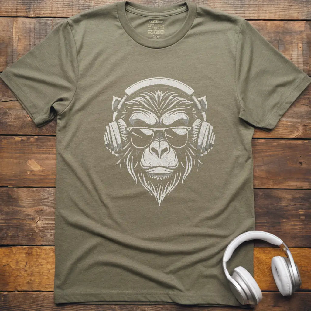Monkey Headphones T-Shirt