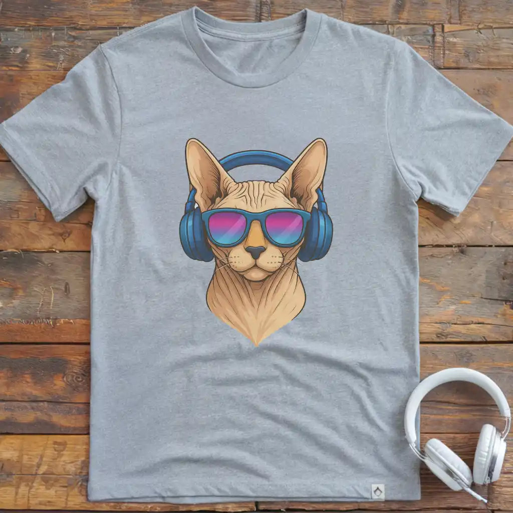 Hundekopfhörer-T-Shirt