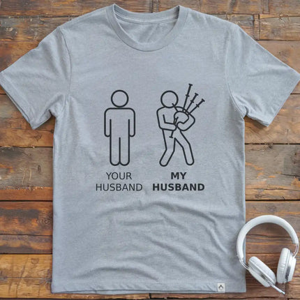 Husband Bagpipes T-Shirt