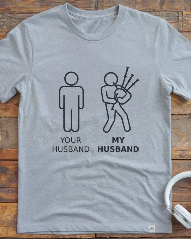 Husband Bagpipes T-Shirt