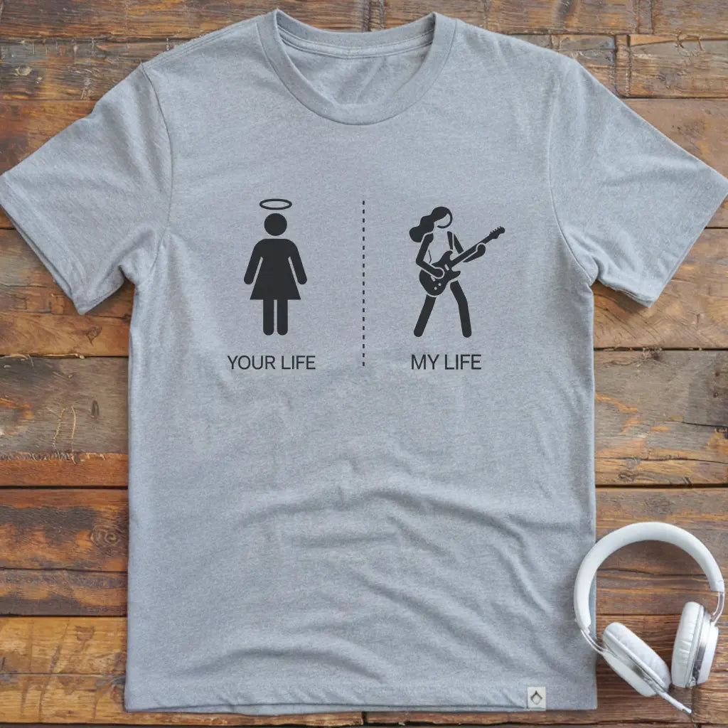 Life Guitar Female 1 T-shirt