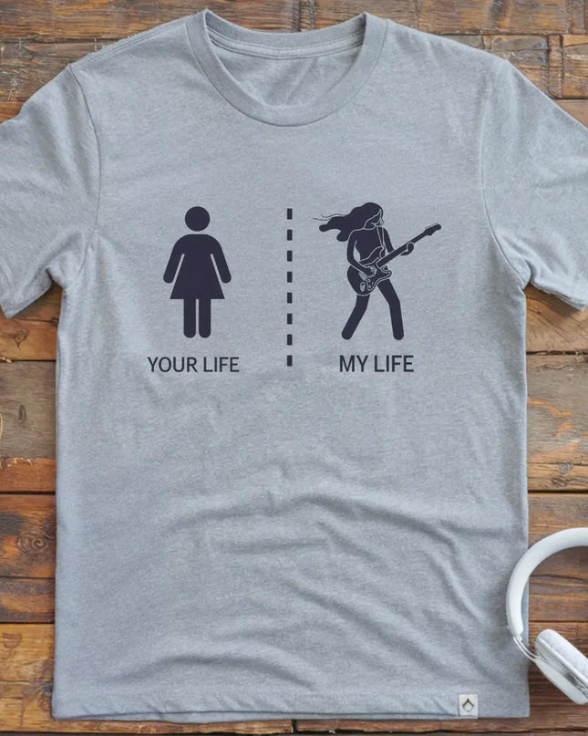 Life Guitar Female 3 T-shirt