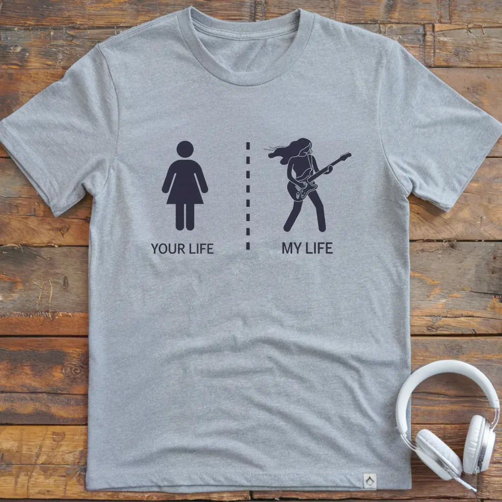 Life Guitar Female 3 T-shirt