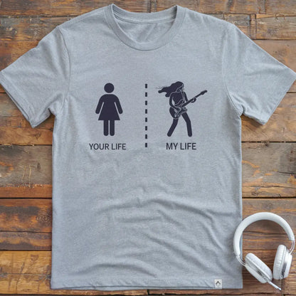Life Guitar Female 3 T-shirt