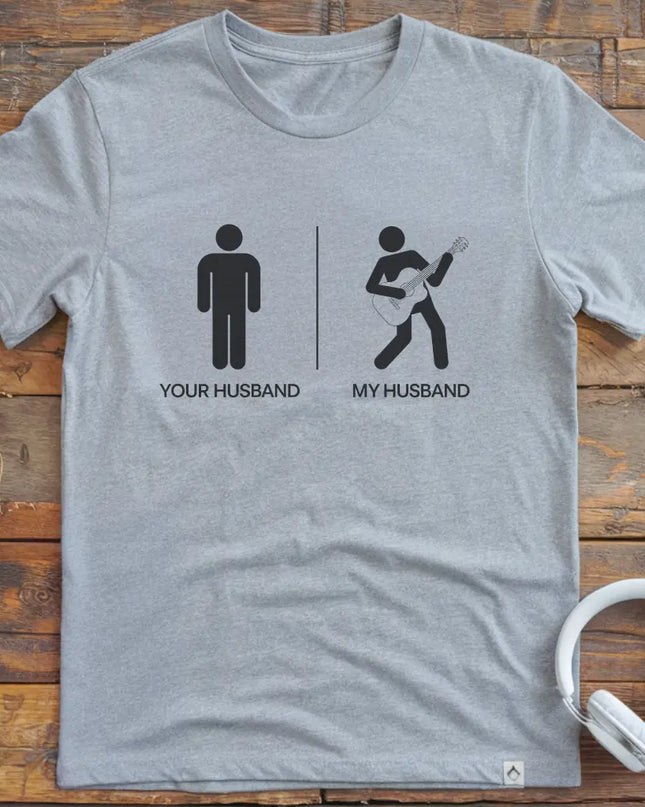 My Husband Guitar T-shirt