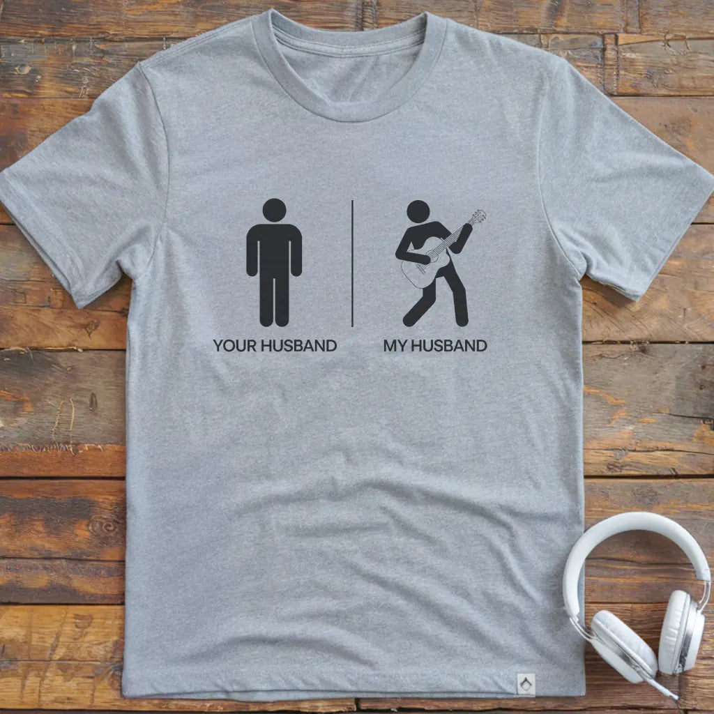 My Husband Guitar T-shirt