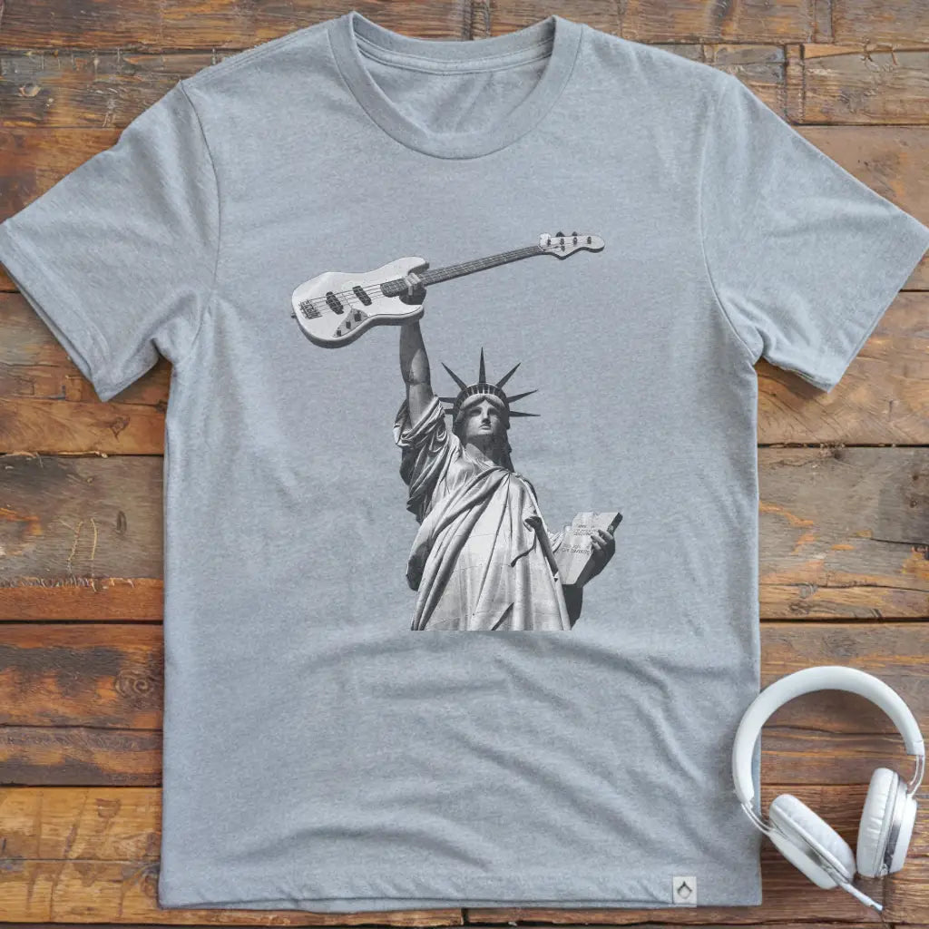 Statue Guitar T-Shirt