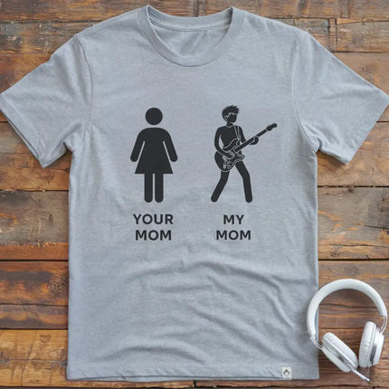Mom Guitar Short Hair T-Shirt