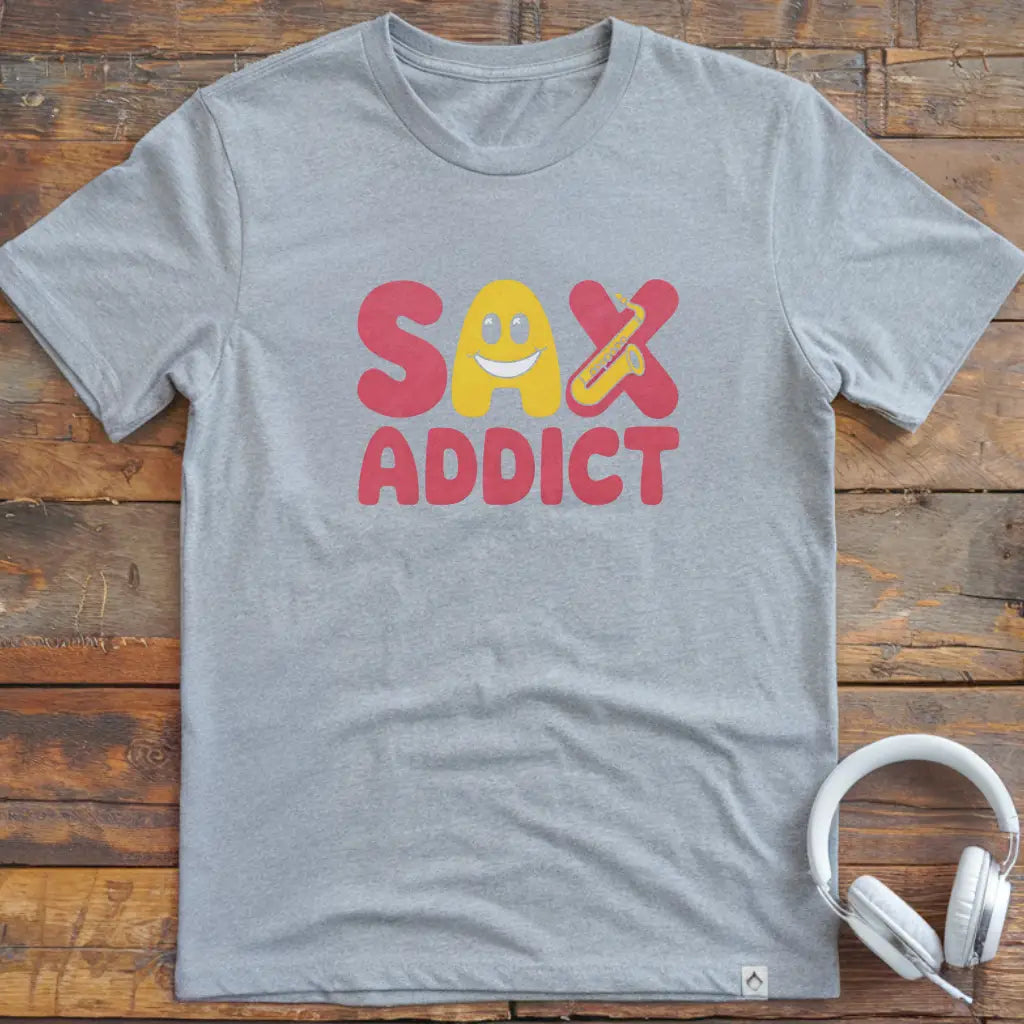 Sax Addict Red T-Shirt