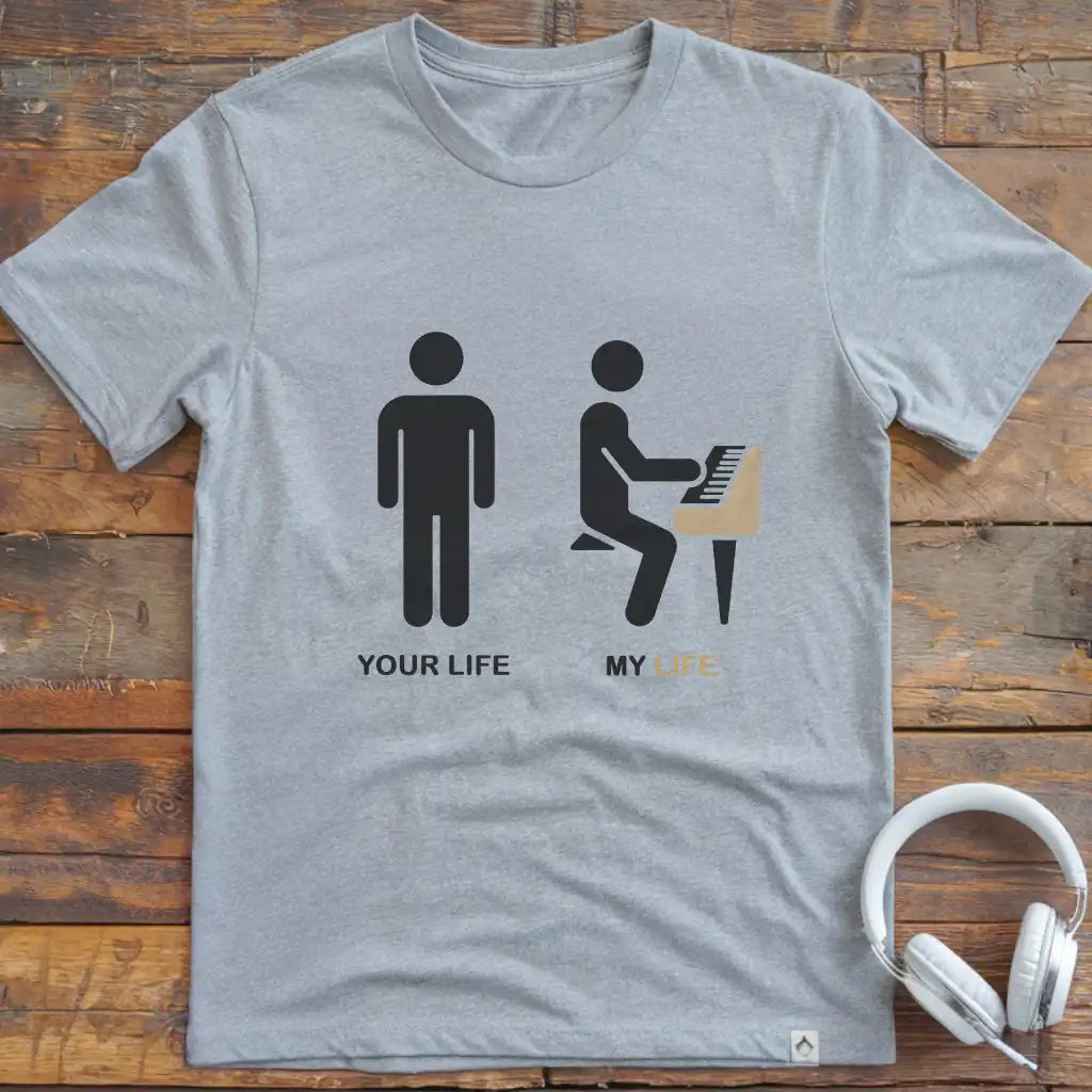 Your Life M Piano T-Shirt